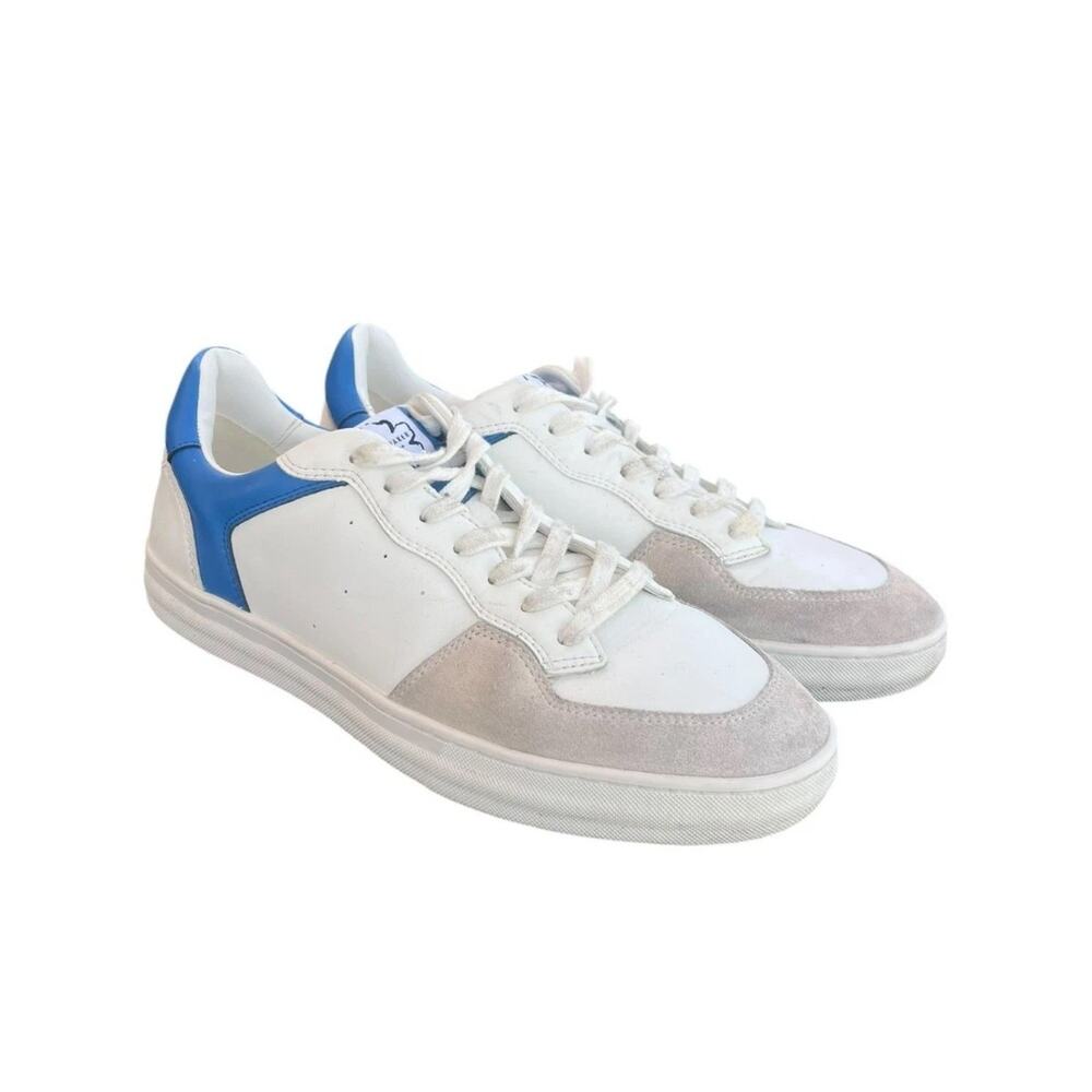 Ted Baker NEW Men's 41EU/8.5US Blue Leather & Suede Casual Sneakers Shoes $190👟